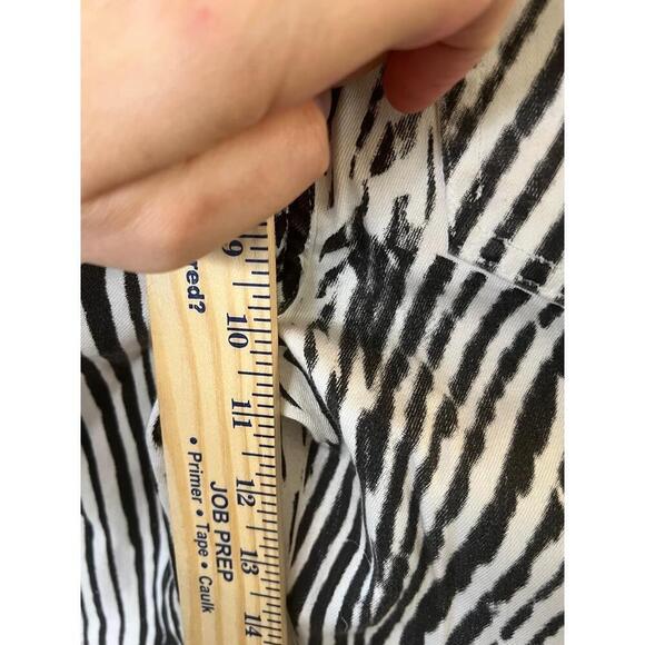 Joes Black And White Striped Wood Grain Print Straight Leg Pants W26 - Picture 7 of 10
